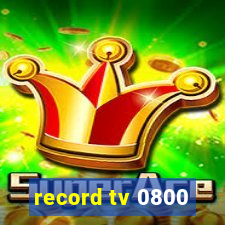 record tv 0800